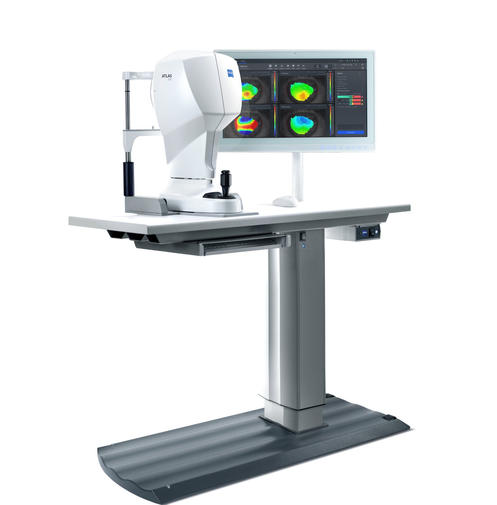 ZEISS ATLAS 500 corneal topographer used for corneal mapping and tomography before refractive surgery